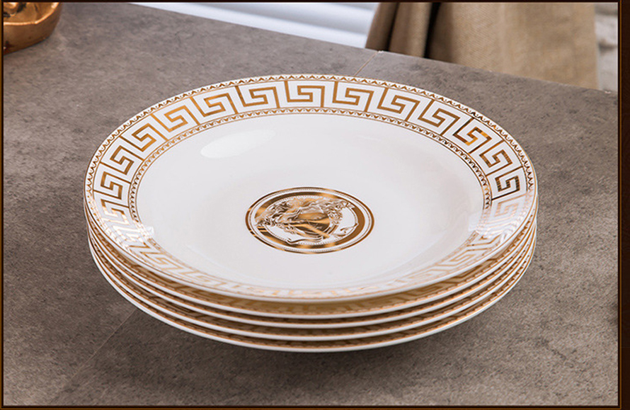 Bộ bát đĩa Versace trắng