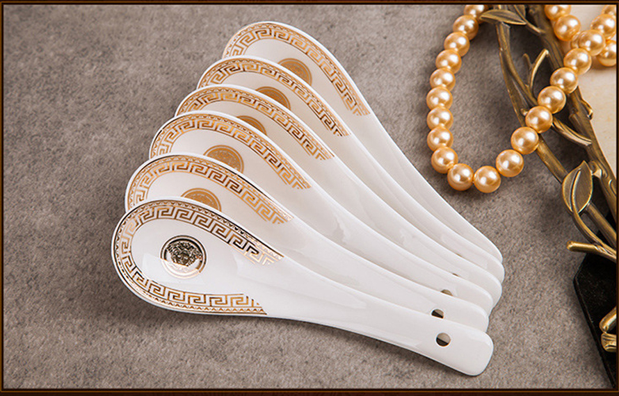 Bộ bát đĩa Versace trắng