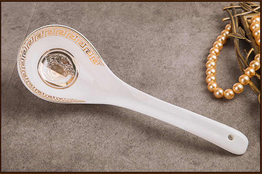 Bộ bát đĩa Versace trắng