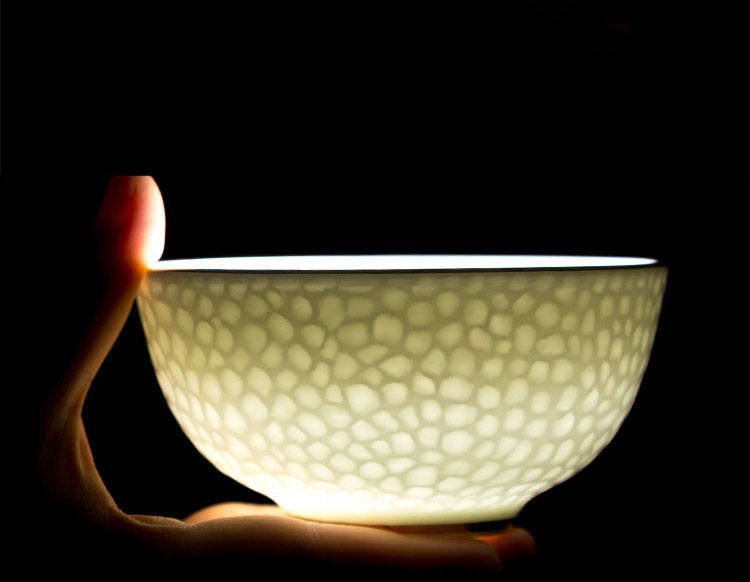 Bộ bát giọt nước viền vàng