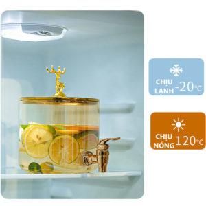 Bình thủy tinh chịu nhiệt 2 lít 6