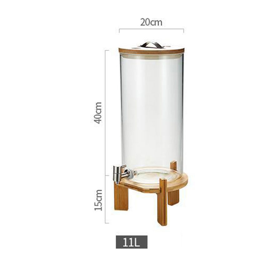 Bình thủy tinh đựng nước uống 11 lít