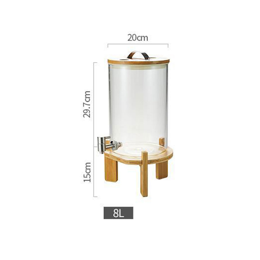 Bình thủy tinh đựng nước uống 8 lít