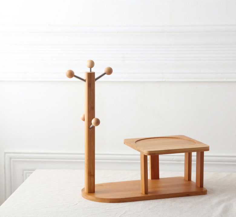 Bình trống trắng 4 chén