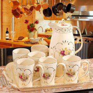 Bộ bình trà cỡ lớn kèm khay