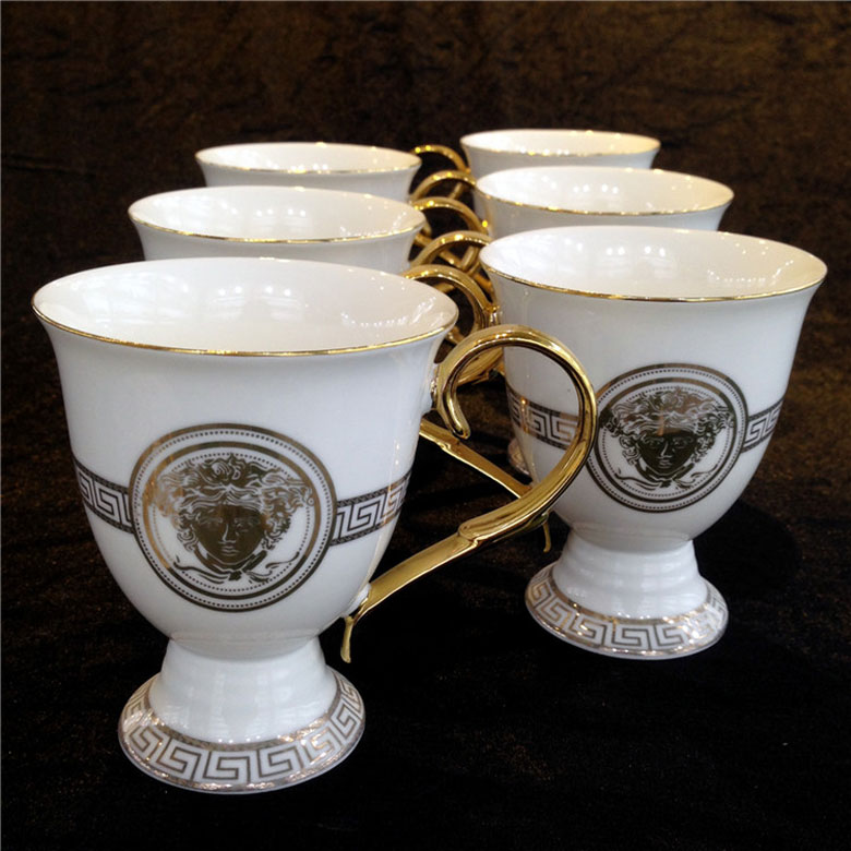 Bộ ấm trà Versace khay