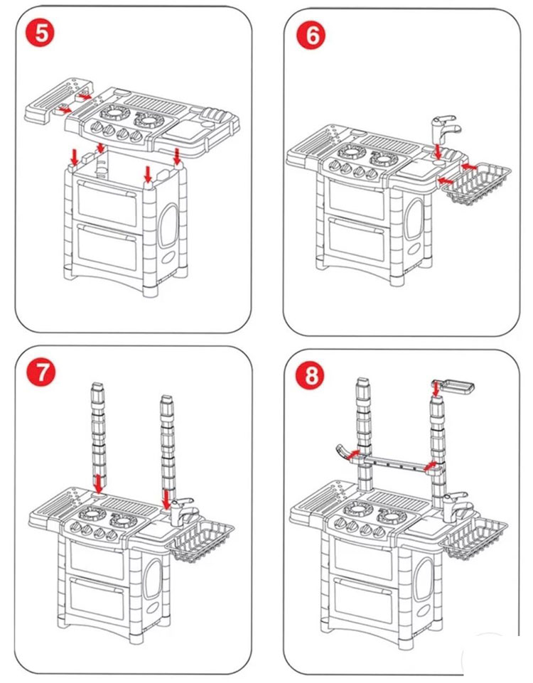 Bộ đồ chới nhà bếp nhựa mini