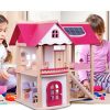 Bộ đồ chơi ngôi nhà gỗ Pink House