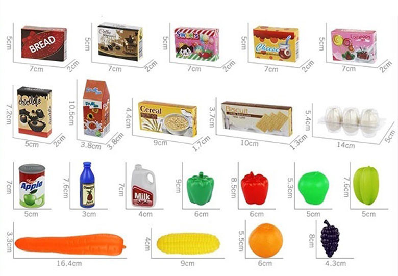 Bộ đồ chơi siêu thị mini