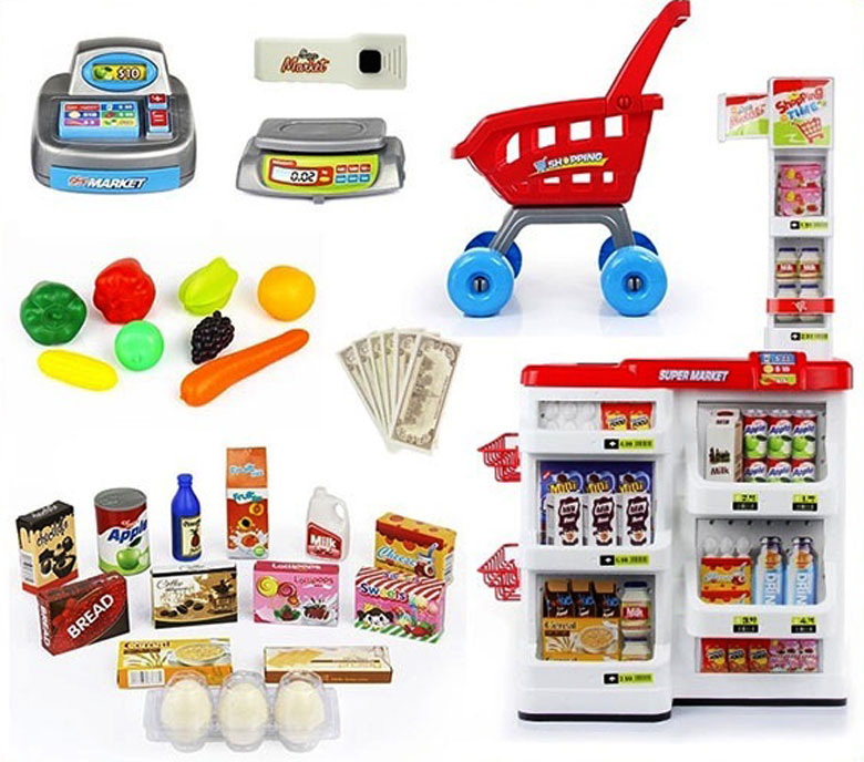 Bộ đồ chơi siêu thị mini