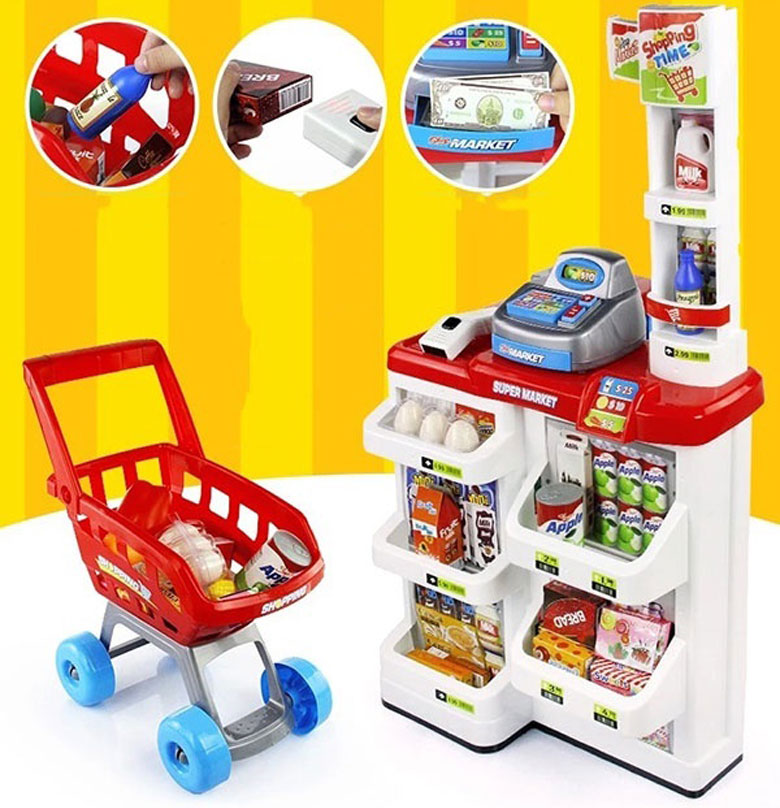 Bộ đồ chơi siêu thị mini