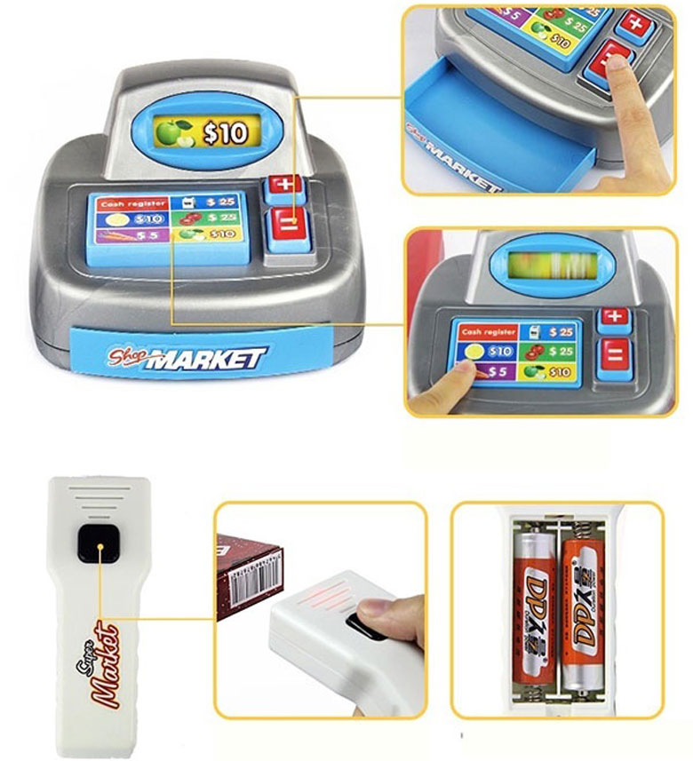 Bộ đồ chơi siêu thị mini