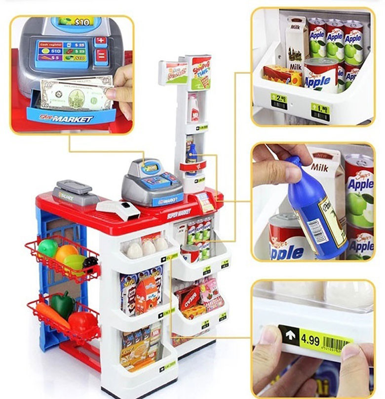 Bộ đồ chơi siêu thị mini