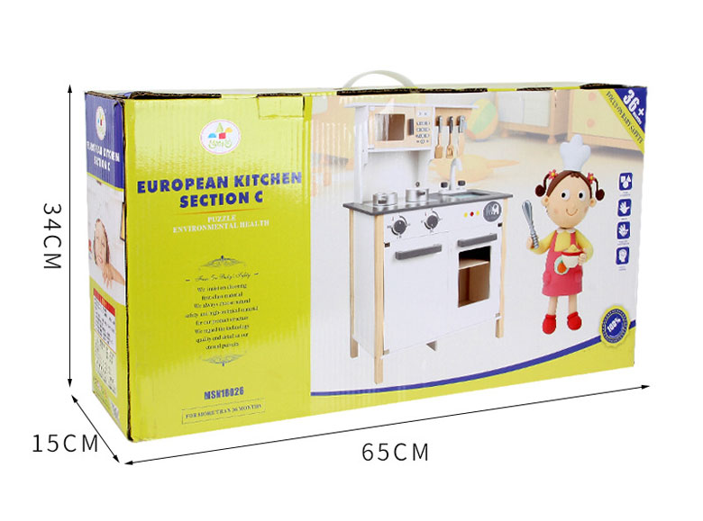 Bộ đồ chơi nhà bếp gỗ European Kitchen