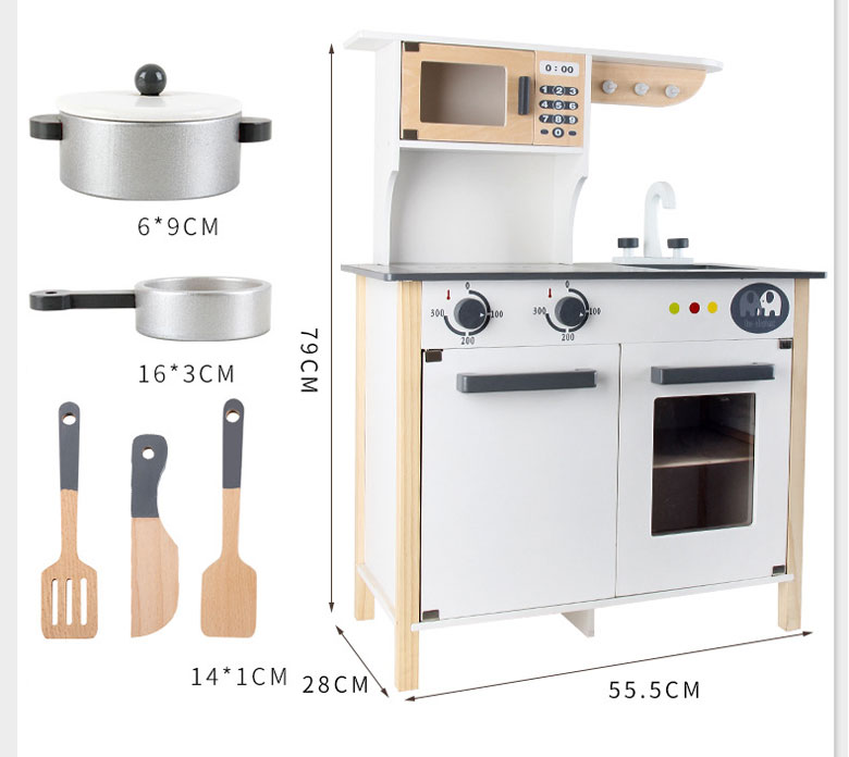 Bộ đồ chơi nhà bếp gỗ European Kitchen