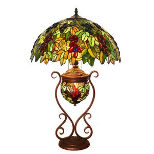 Đèn bàn hoa hồng Tiffany