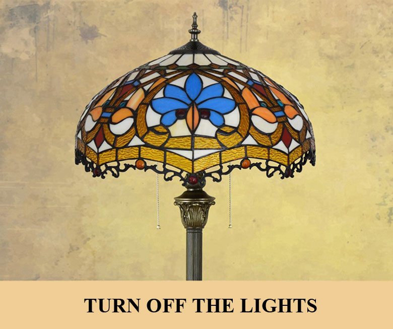 Đèn cây Tiffany châu âu