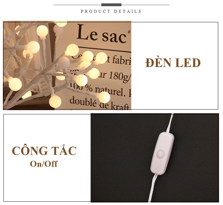 Đèn cây led trang trí