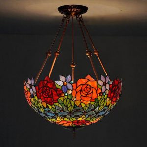 Đèn thả trần Tiffany Rose