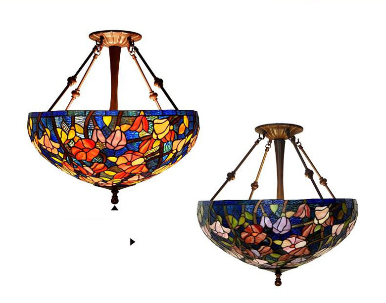 Đèn thả trần tiffany tulip