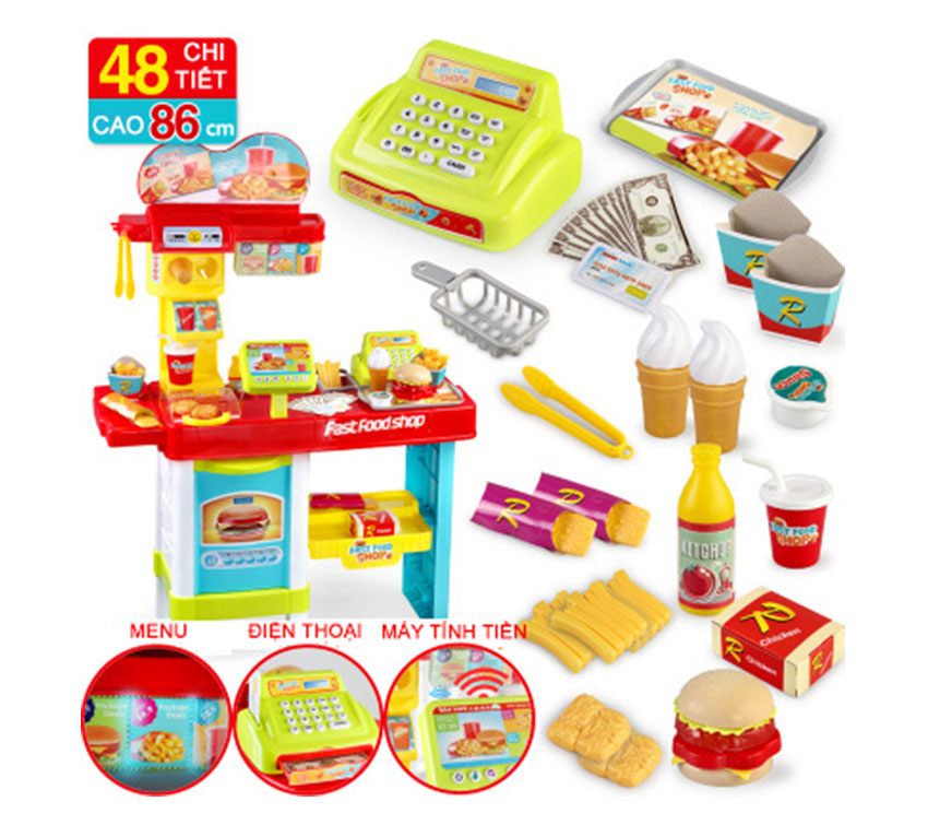 Bộ đồ chơi fastfood