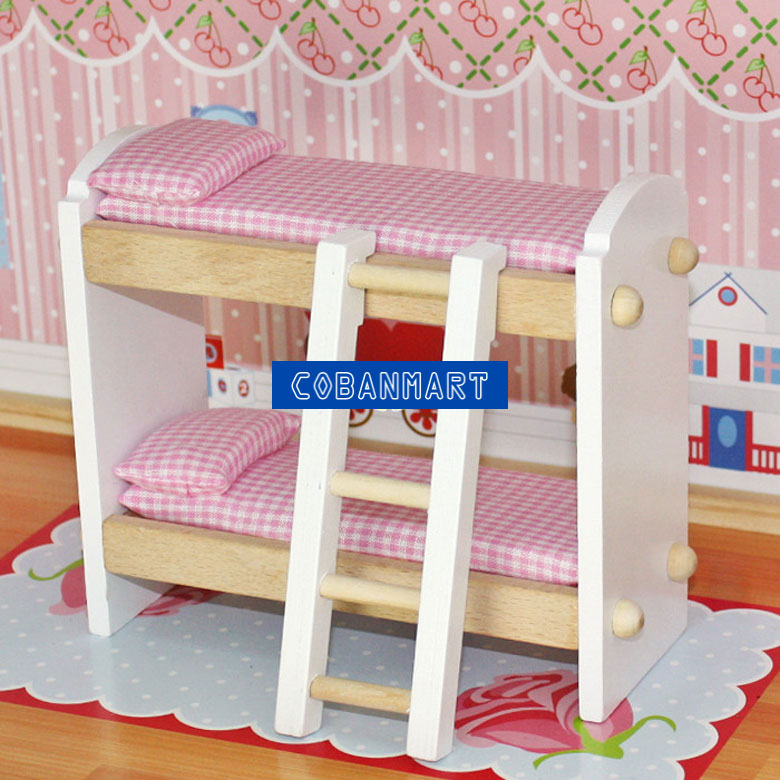 Bộ đồ chơi ngôi nhà bằng gỗ Pink Dream