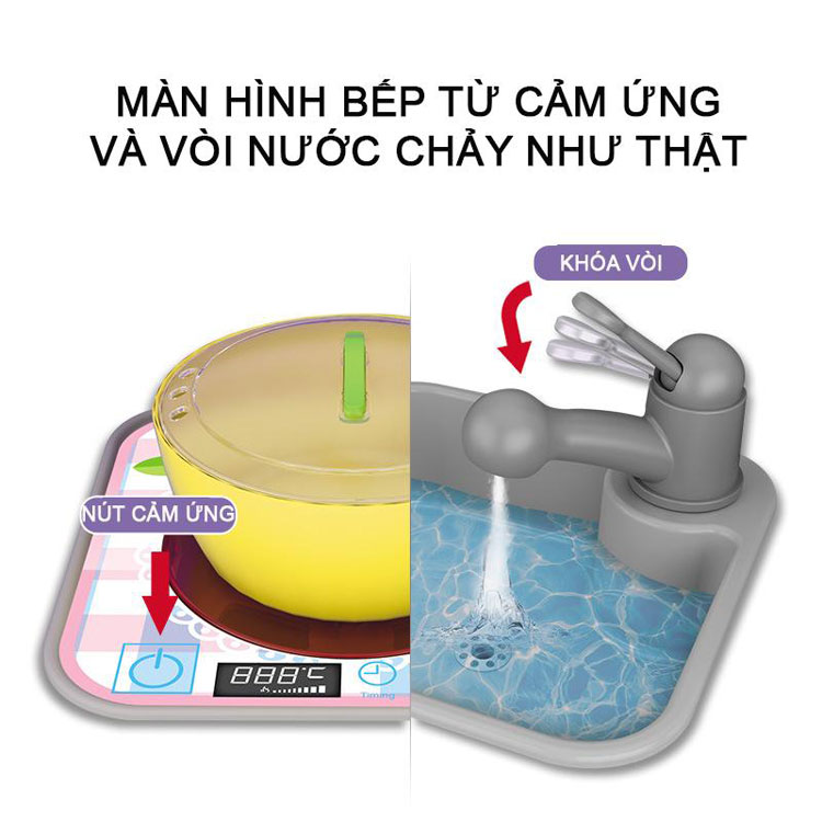 Bộ đồ chơi nhà bếp cỡ lớn