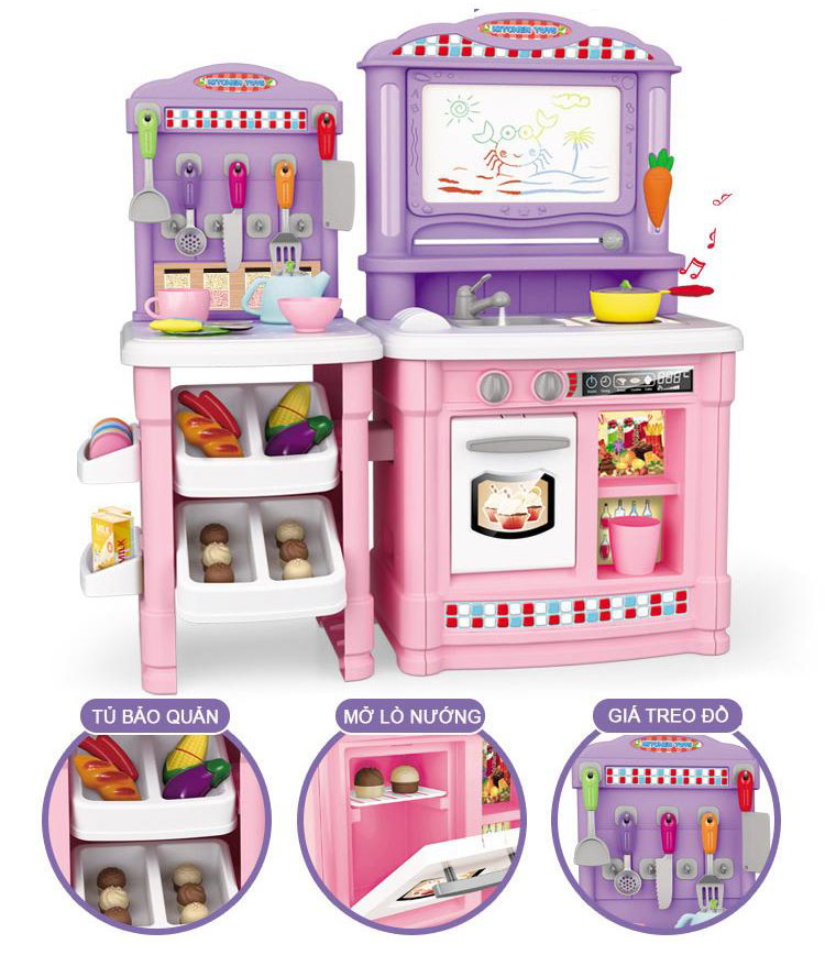 Bộ đồ chơi nhà bếp cỡ lớn hai khối sẽ là điểm nhấn cho không gian chơi của bé. Với thiết kế thông minh và chất liệu an toàn, sản phẩm sẽ mang lại trải nghiệm hoàn toàn mới mẻ và hấp dẫn cho bé.