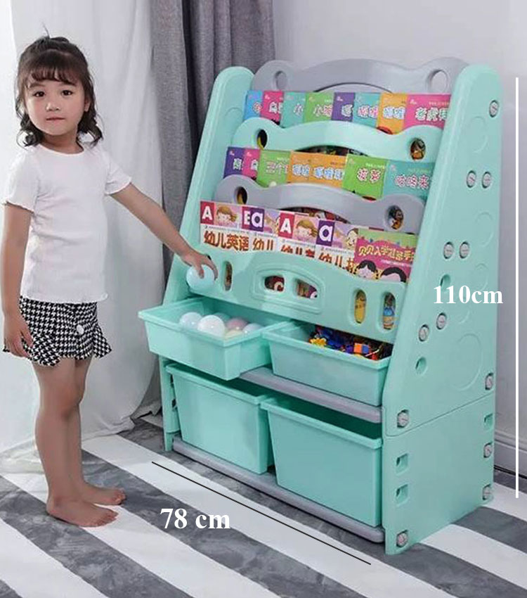 Kệ sách nhựa size S