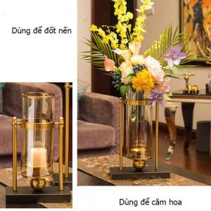Lọ hoa chân nến Gold