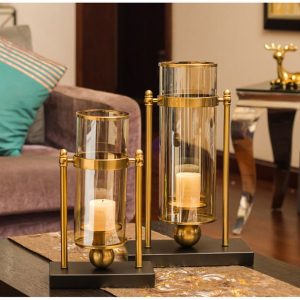 Lọ hoa chân nến Gold