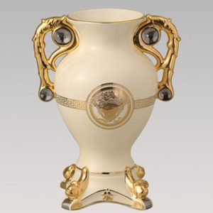 Lọ hoa versace trắng