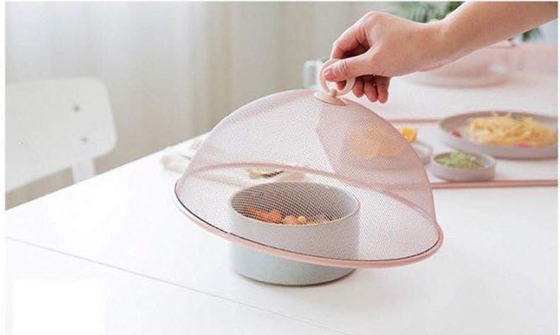 Lồng bàn nhỏ tròn hồng