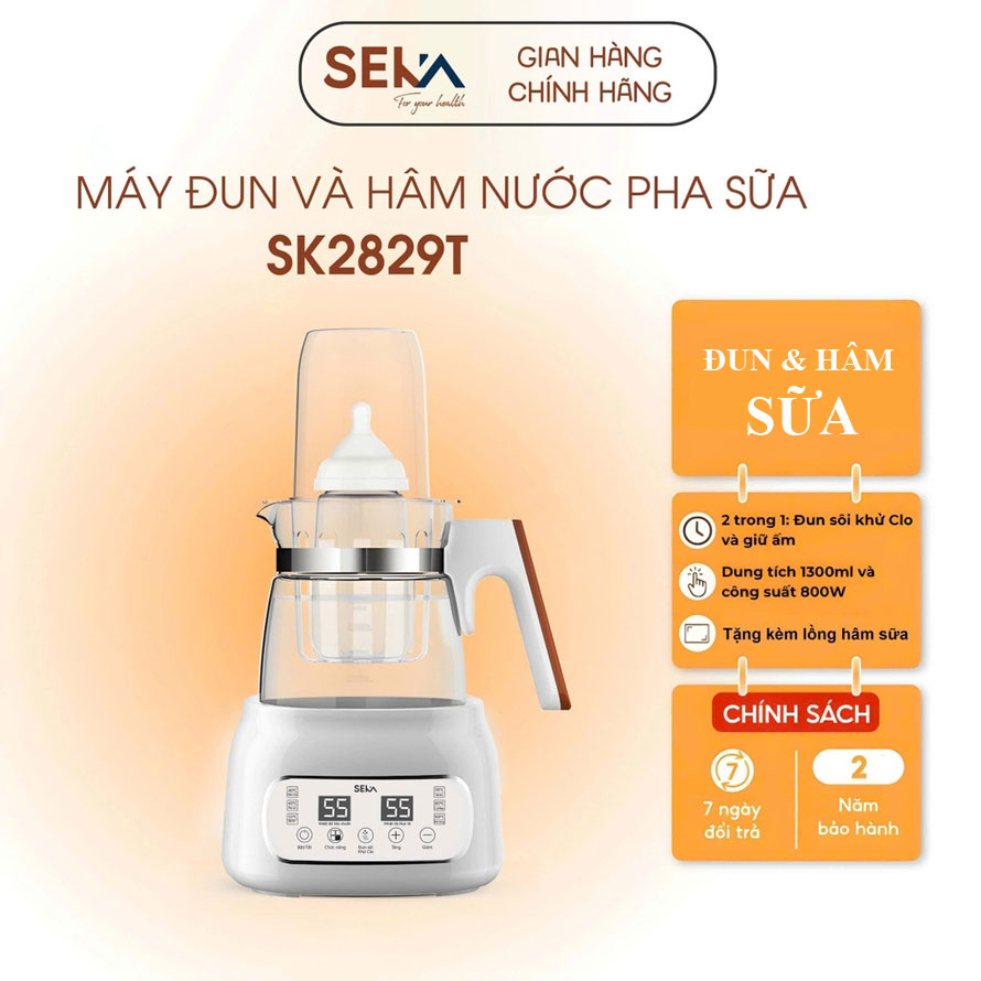 Ấm đun nước hâm sữa SEKA SK2829