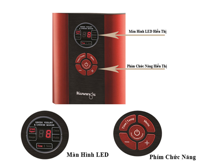 Máy làm sữa chua Kuving