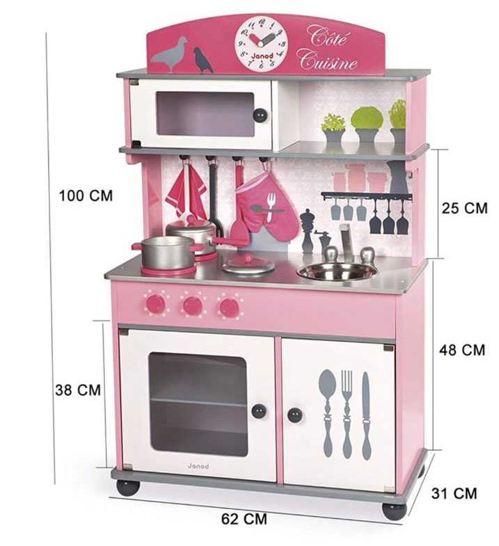 Bộ đồ chơi bếp gỗ cao cấp Côté