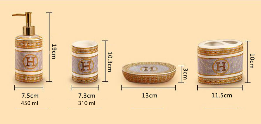 Bộ phòng tắm sứ Hermes