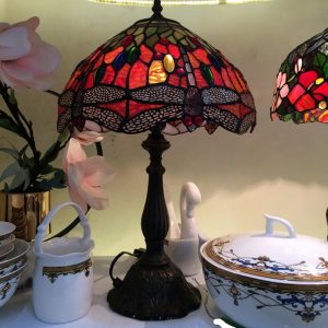 Đèn bàn chuồn chuồn Tiffany Mini