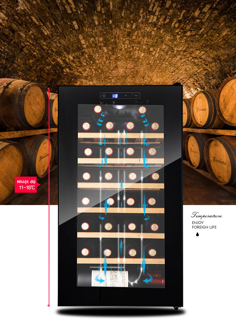 Tủ bảo quản rượu vang