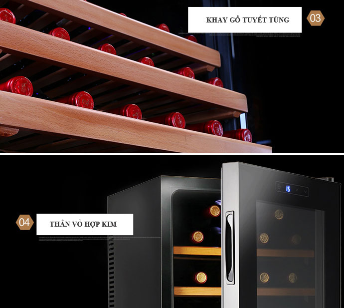 Tủ bảo quản rượu vang
