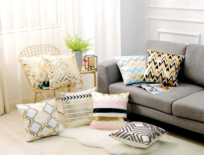 Vỏ gối sofa vuông
