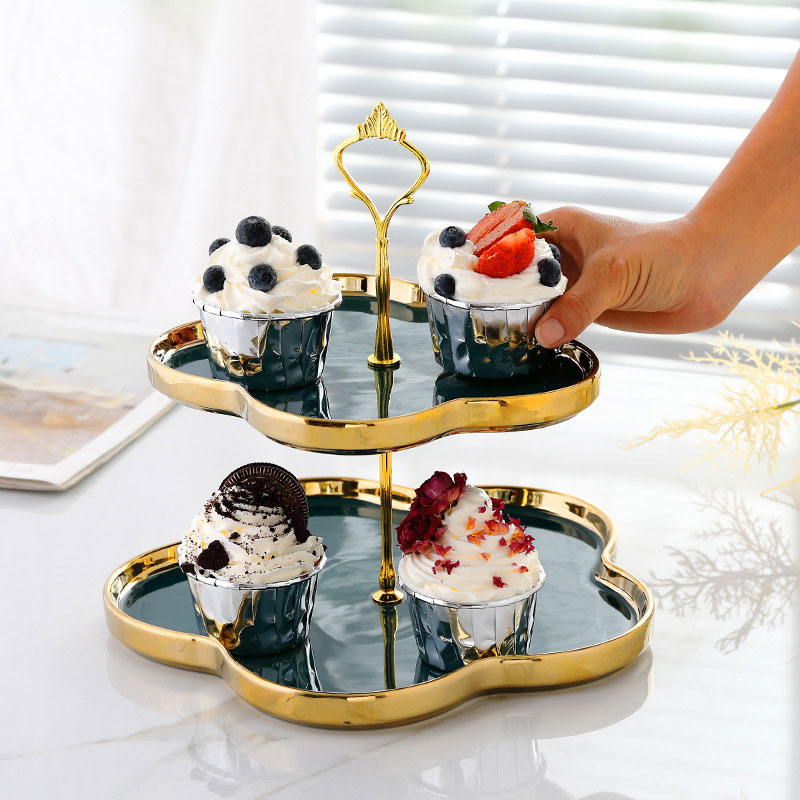 Khay bánh party hai tầng