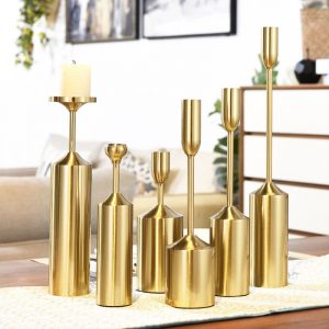 set 6 chân nến trang trí