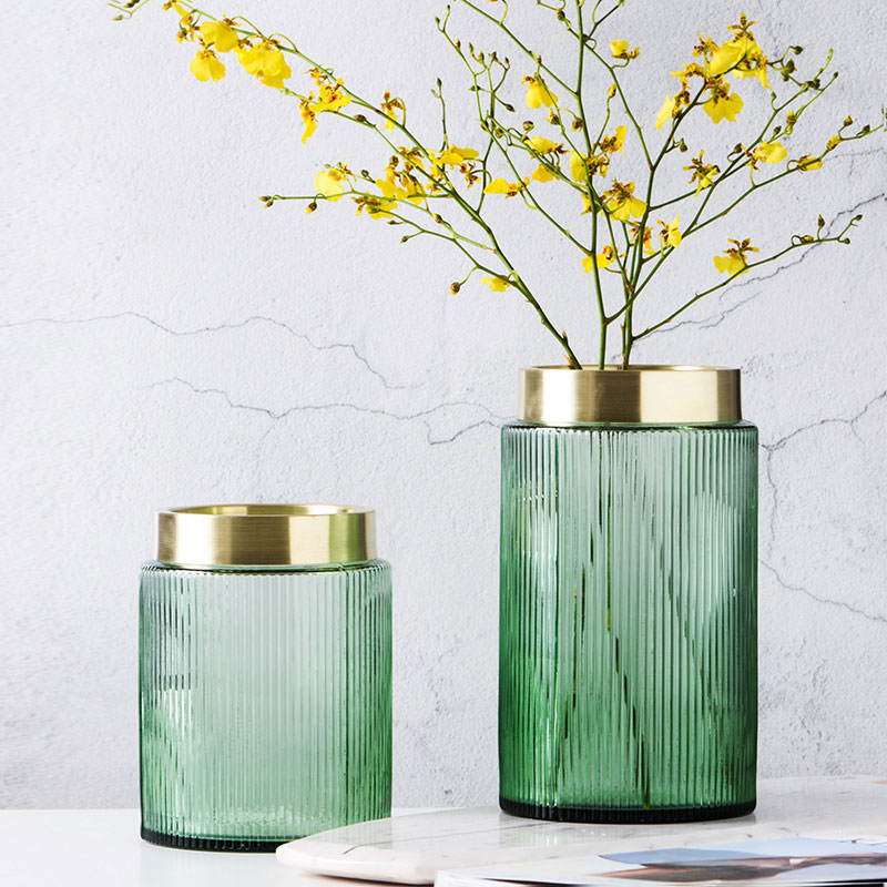 Lọ hoa thủy tinh hình trụ cao cấp