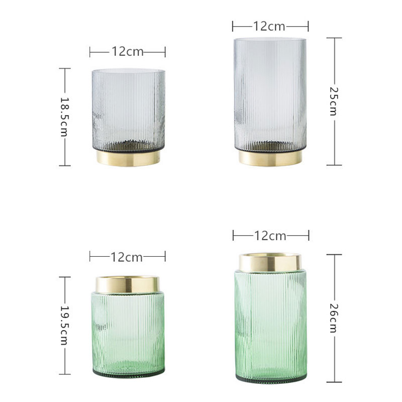 Lọ hoa thủy tinh hình trụ cao cấp