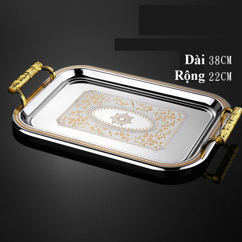 Bộ cốc chén uống rượu thủy tinh kèm khay