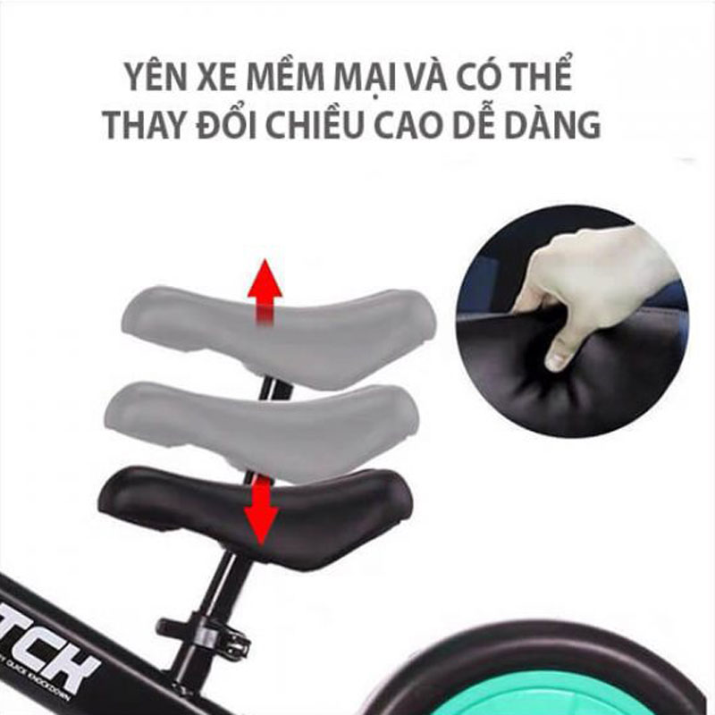 xe đạp xe chòi chân xe 4 bánh mini cho bé