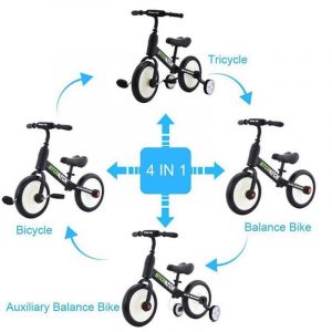 xe đạp xe chòi chân xe 4 bánh mini cho bé