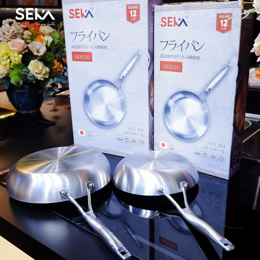 Chảo từ Inox lòng nông SEKA SK6030