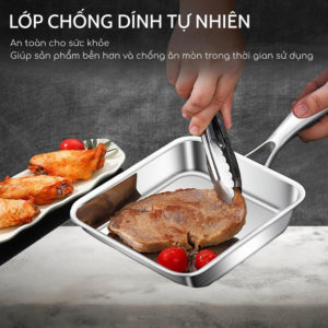 Chảo từ Inox vuông SEKA SK6020